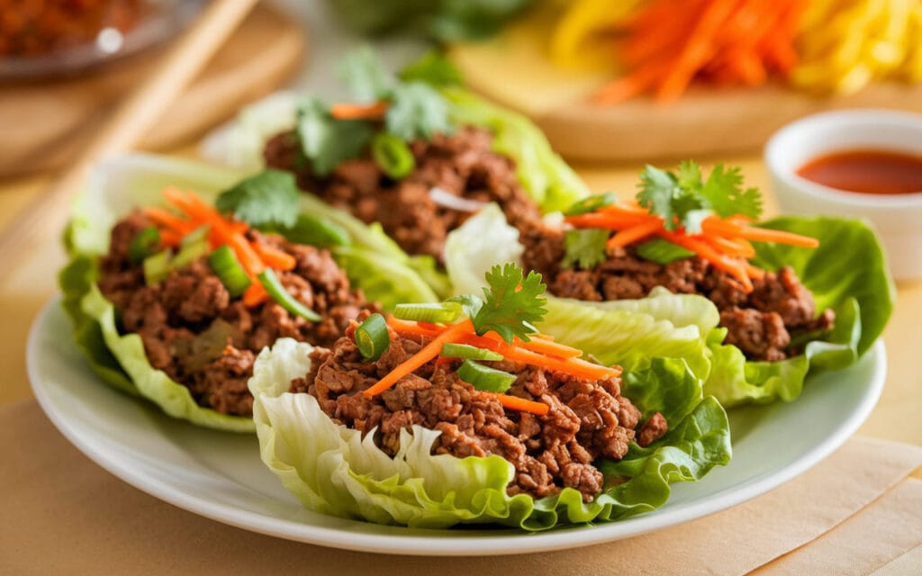 Flavorful Ground Beef Lettuce Wraps Recipe