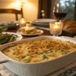 Cheesy Green Bean Casserole Delight