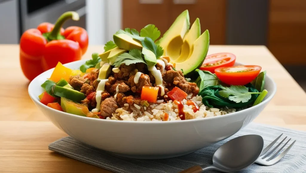 ground turkey bowl