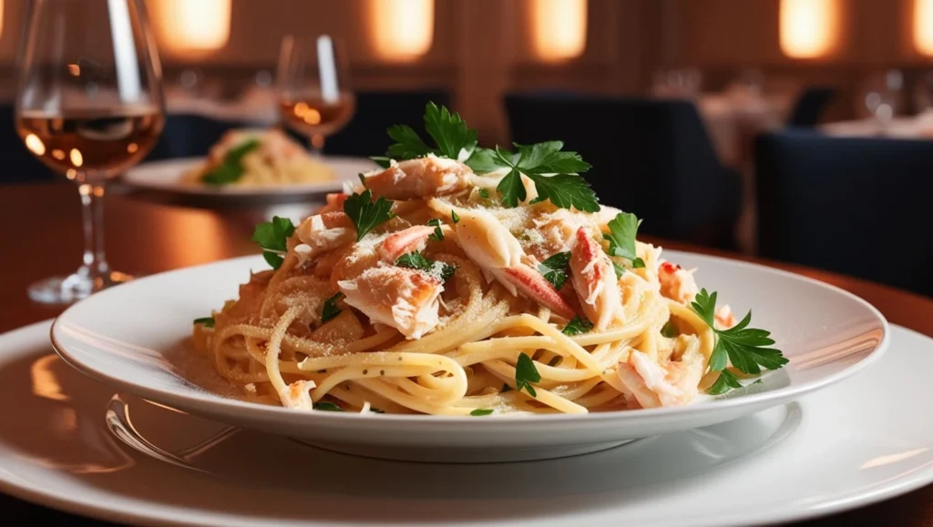 crab meat pasta