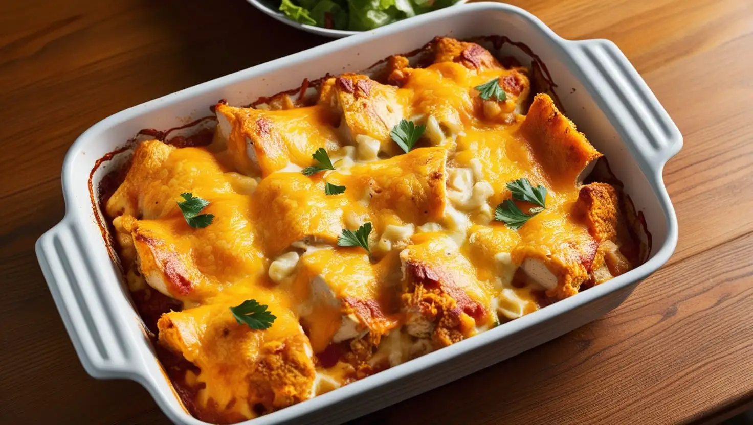 Cheesy chicken casserole