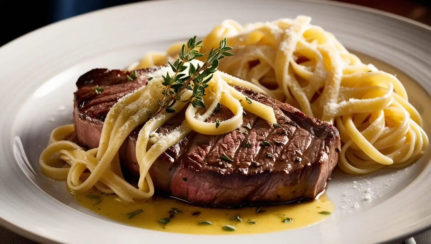 steak and pasta recipes