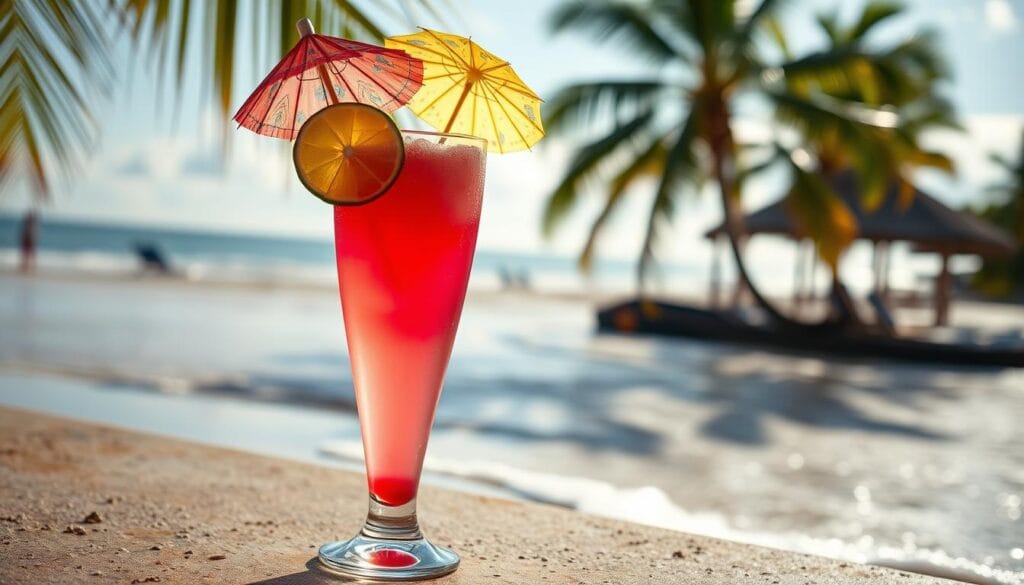 Refreshing Malibu Bay Breeze Cocktail