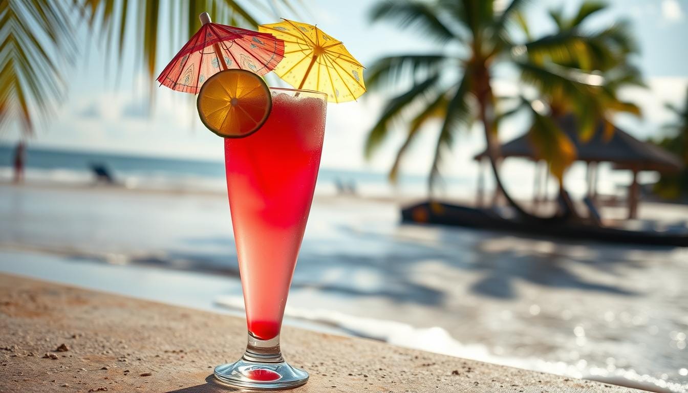 Refreshing Malibu Bay Breeze Cocktail