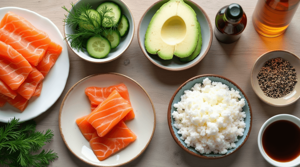 Chatelaine Smoked Salmon Roll Ingredients