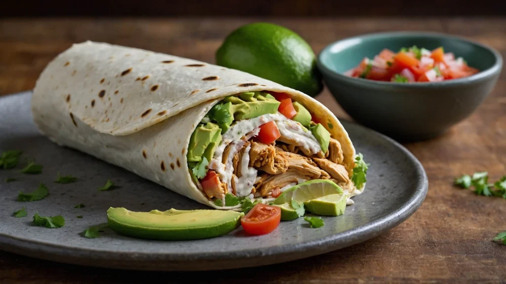 Chicken Avocado Ranch Burrito - A Quick and Delicious Meal