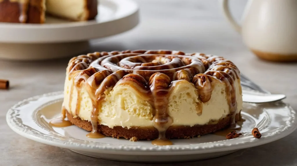 Cinnamon Roll Cheesecake Recipe