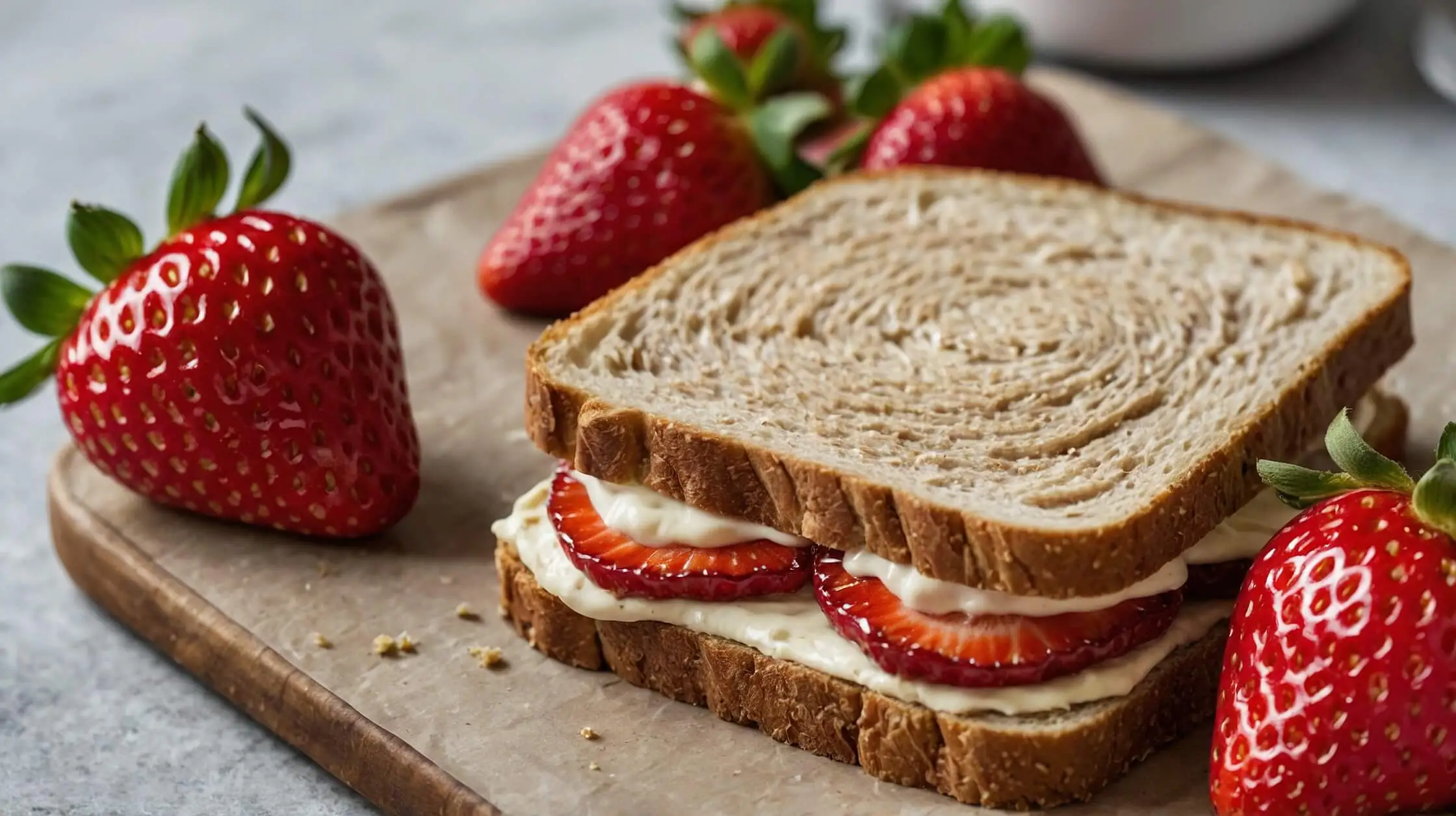 Summery Strawberry Sandwich Delight