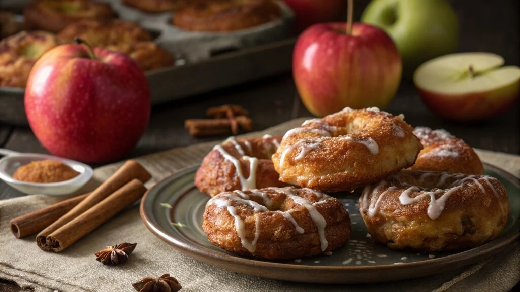 Delicious Baked Apple Fritter Recipe with Sweet Glaze