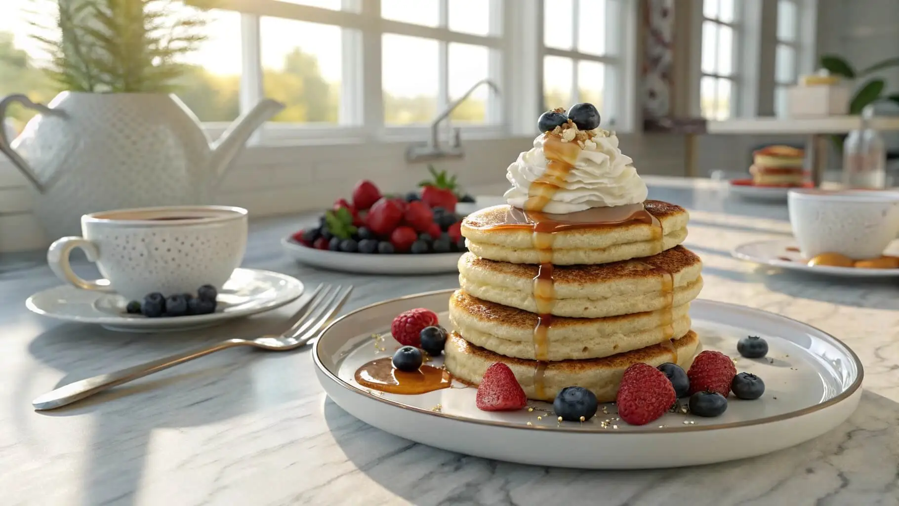 Delicious Sweet Cream Pancakes
