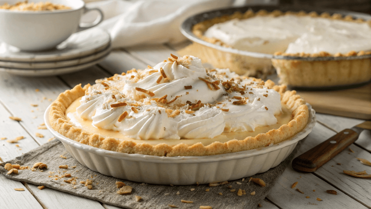 Best Homemade Coconut Cream Pie with Flaky Crust and Toasted Coconut