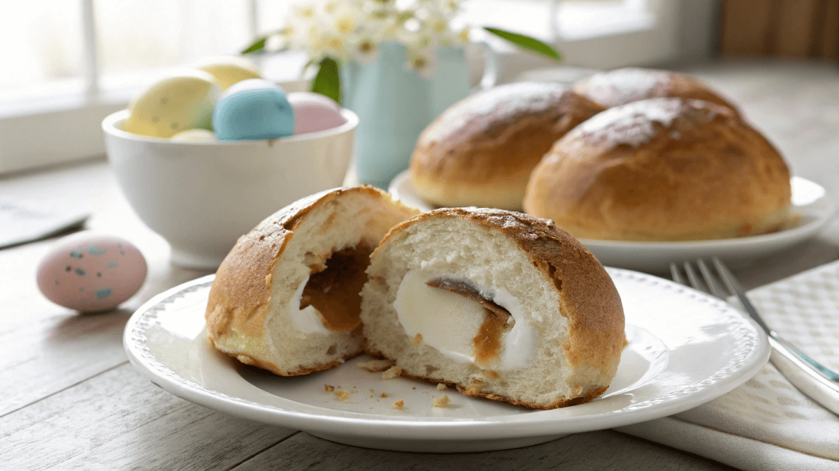 Golden Resurrection Rolls on Parchment