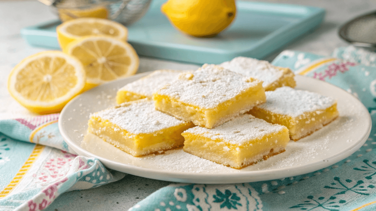 Fresh Homemade Lemon Bars