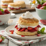 Classic Strawberry Shortcake with Fresh Berries and Whipped Cream