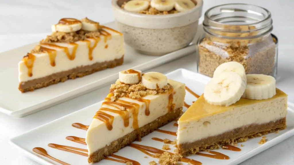 Variations for the Best Banana Crunch Cheesecake