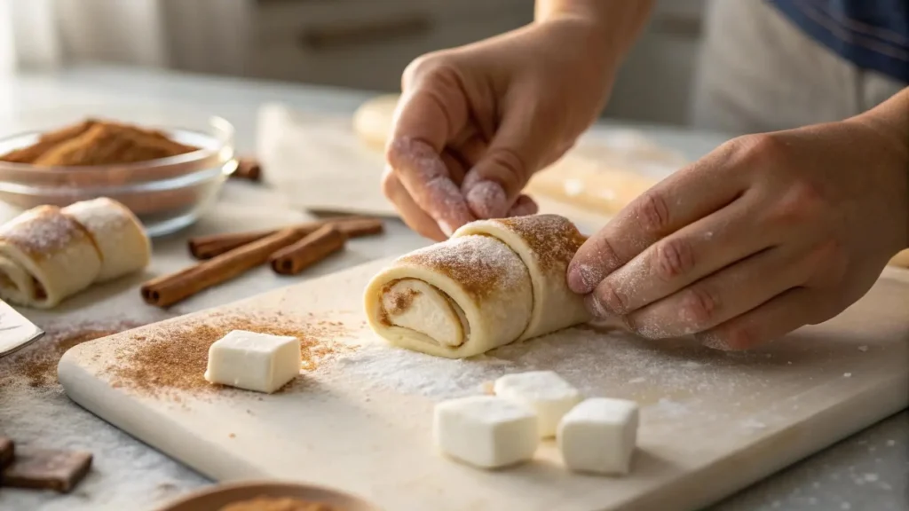 Wrap Marshmallows in Dough