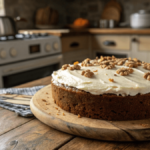 Homemade Carrot Cake with Cream Cheese Frosting